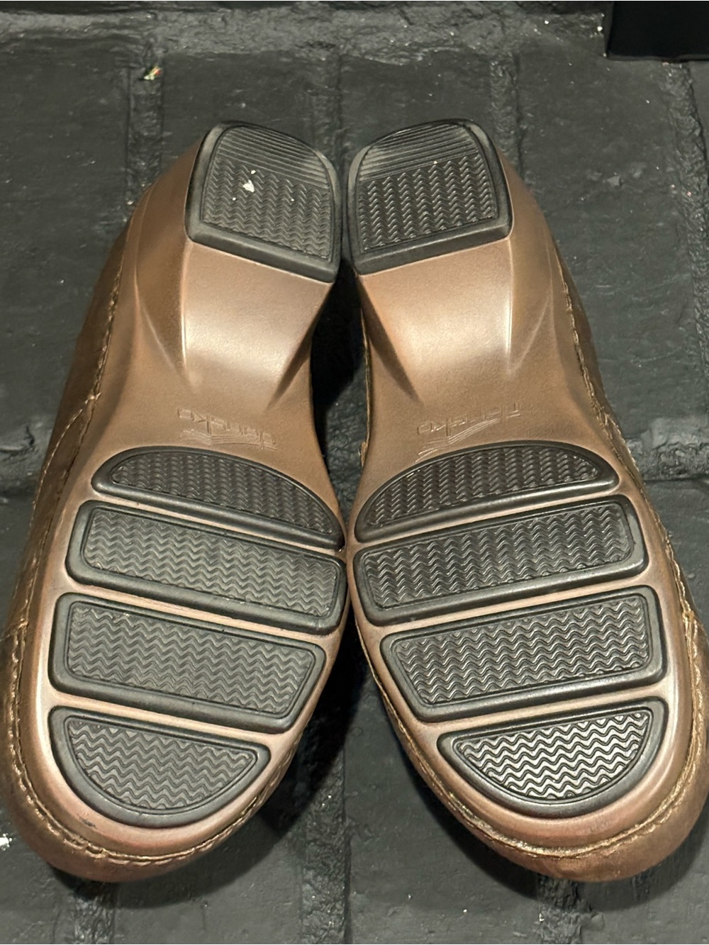 Dansko Women’s Brown Leather Slip-On Comfort Shoe - Picture 4 of 7